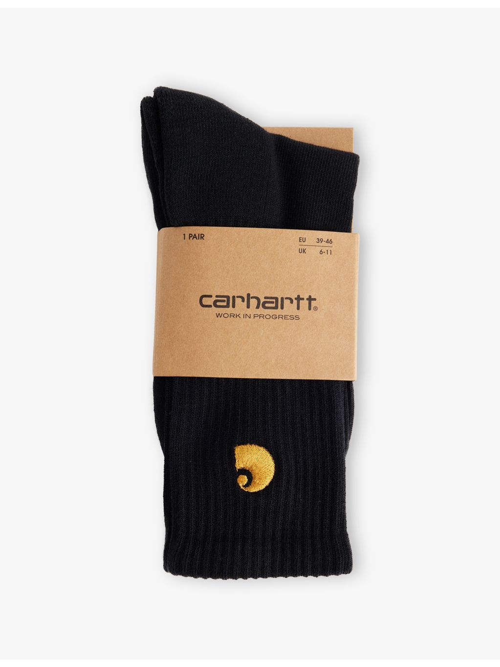 Carhartt WIP Chase logo-embroidered cotton-blend socks (British brand)
