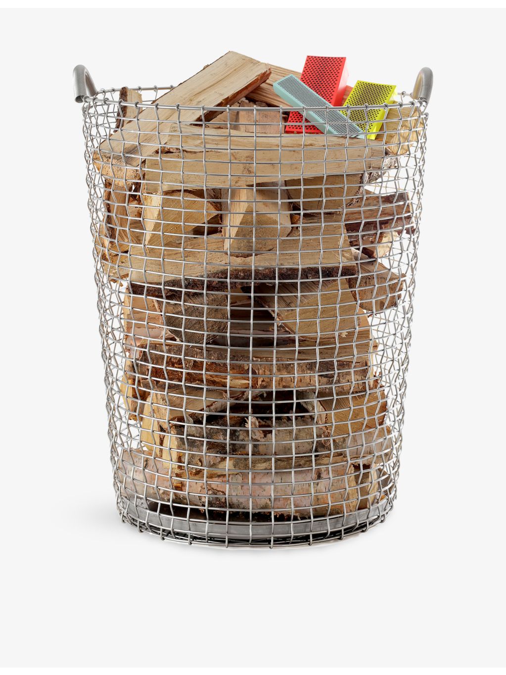 Korbo Classic Woven Metal Storage Basket 52cm (British brand)