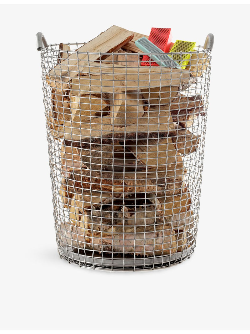 Korbo Classic Woven Metal Storage Basket 52cm (British brand)