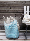Korbo Classic Woven Metal Storage Basket 52cm (British brand)