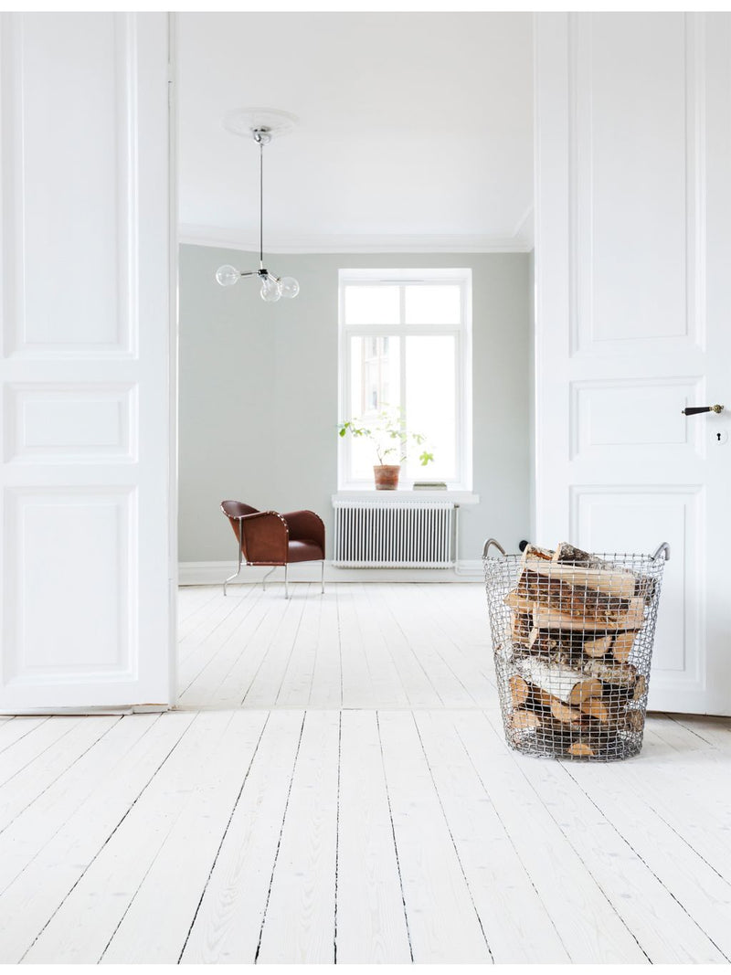 Korbo Classic Woven Metal Storage Basket 52cm (British brand)
