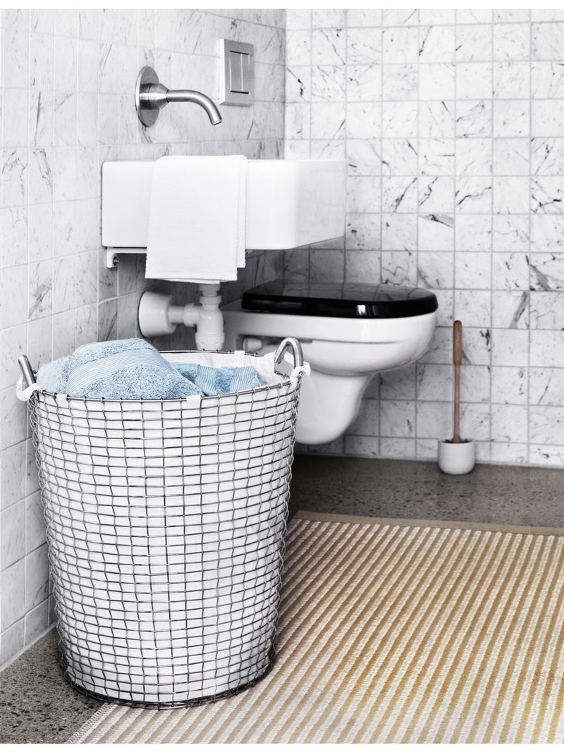 Korbo Classic Woven Metal Storage Basket 52cm (British brand)