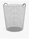 Korbo Classic Woven Metal Storage Basket 52cm (British brand)