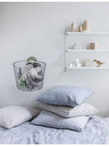 Korbo classic woven metal storage basket 28cm - British product