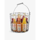 Korbo woven metal storage bucket 24cm (British brand)