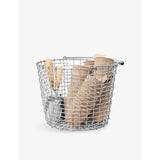Korbo woven metal storage bucket 24cm (British brand)