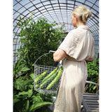 Korbo woven metal storage bucket 24cm (British brand)