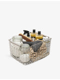 Korbo metal storage basket rectangular 32cm, imported from the UK