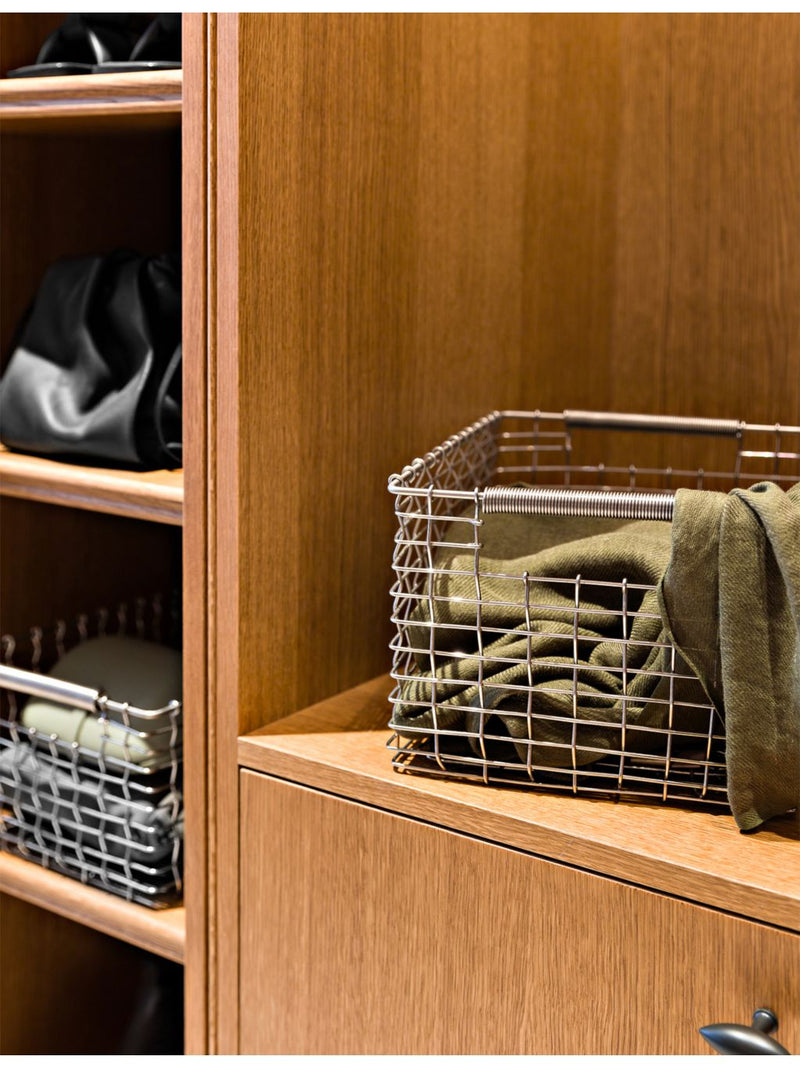Korbo metal storage basket rectangular 32cm, imported from the UK