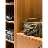 Korbo metal storage basket rectangular 32cm, imported from the UK