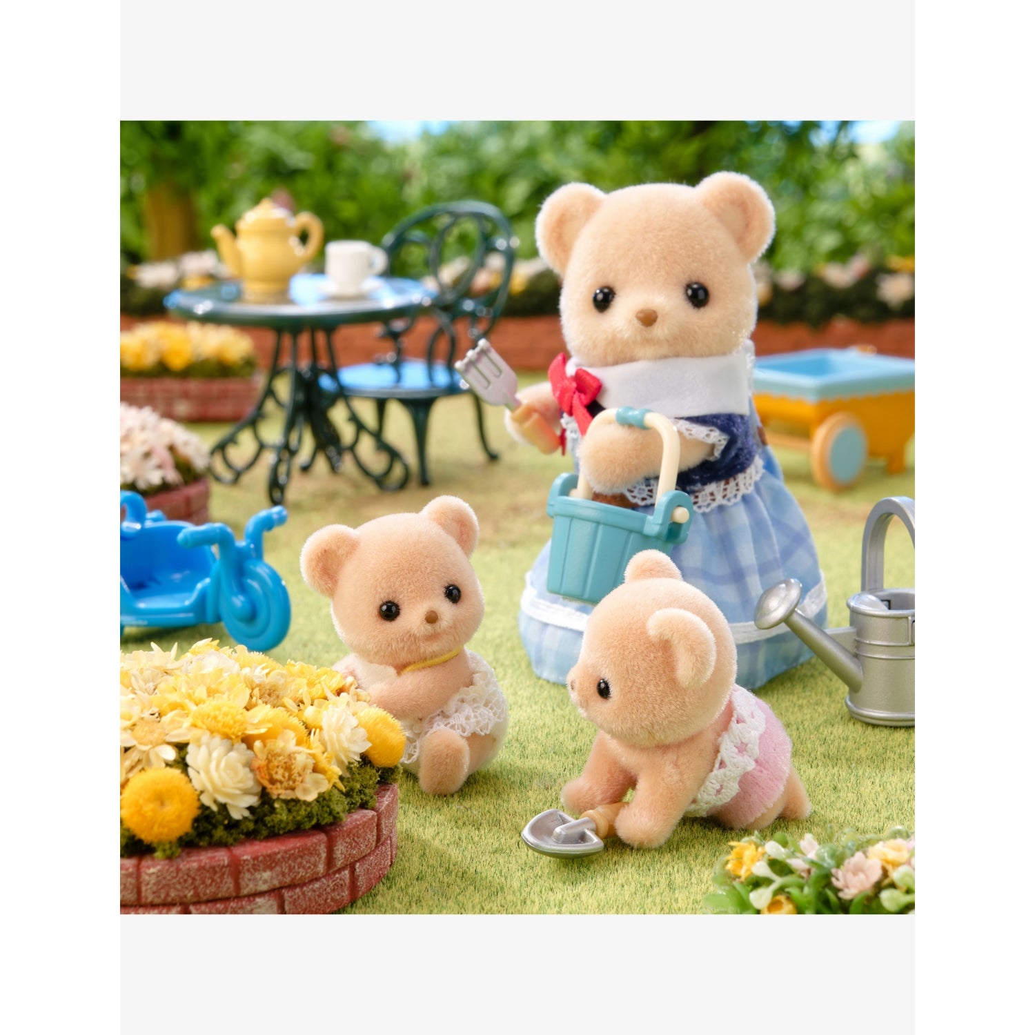 Sylvanian Families Biscuit Bear twins playset, imported from the UK