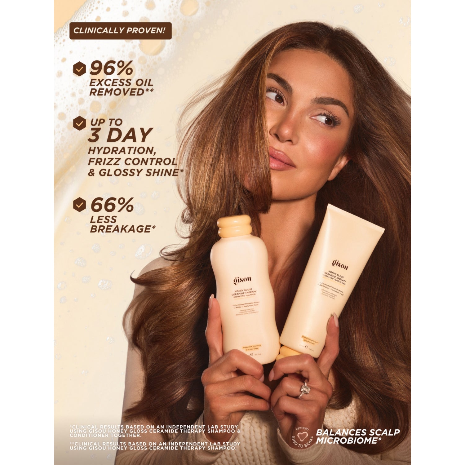 Gisou Honey Gloss hydrating conditioner 50ml (British brand)