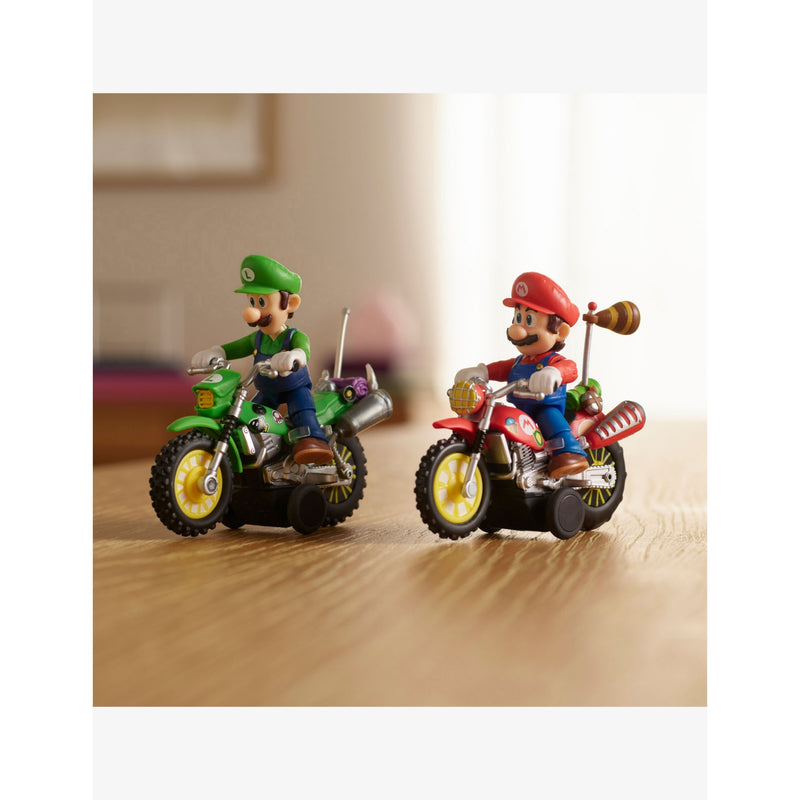 Super Mario playset with figure and pull-back racer, imported from the UK