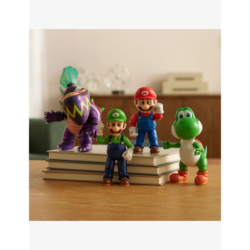 Super Mario Galaxy Movie figure multipack with Mario, Luigi, Yoshi, Bowser, UK version