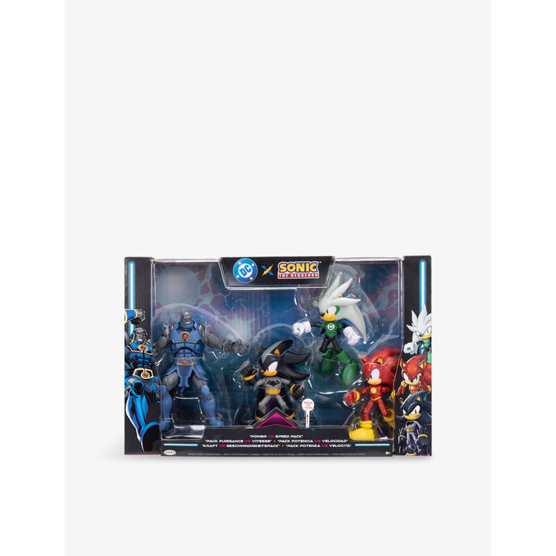 Sonic x DC action figure set, 12cm and 17cm figures - British product
