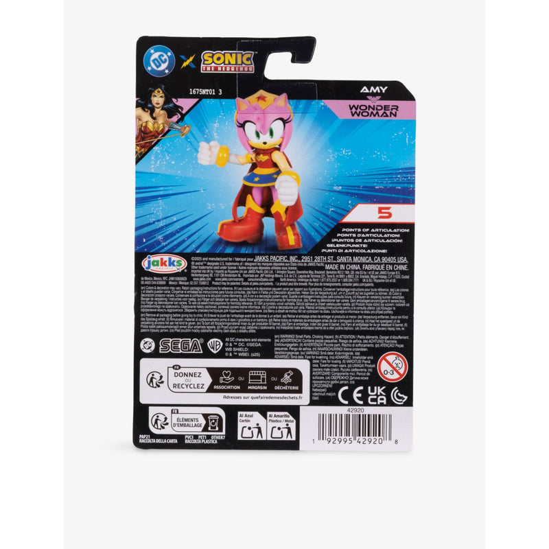 Sonic DC Amy as Wonder Woman figure 6.3cm (British brand)