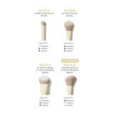Morphe Buttery Blends four-piece face brush set in butter yellow - British product