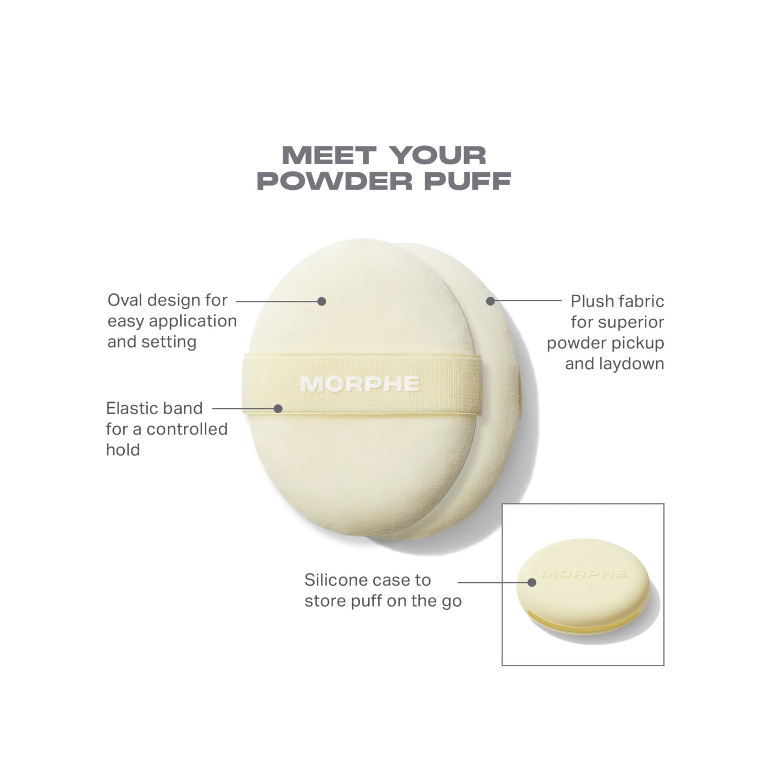 Morphe Buttery Blends makeup tool duo set (British brand)