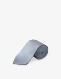 Eton grenadine woven silk tie 8cm, UK version