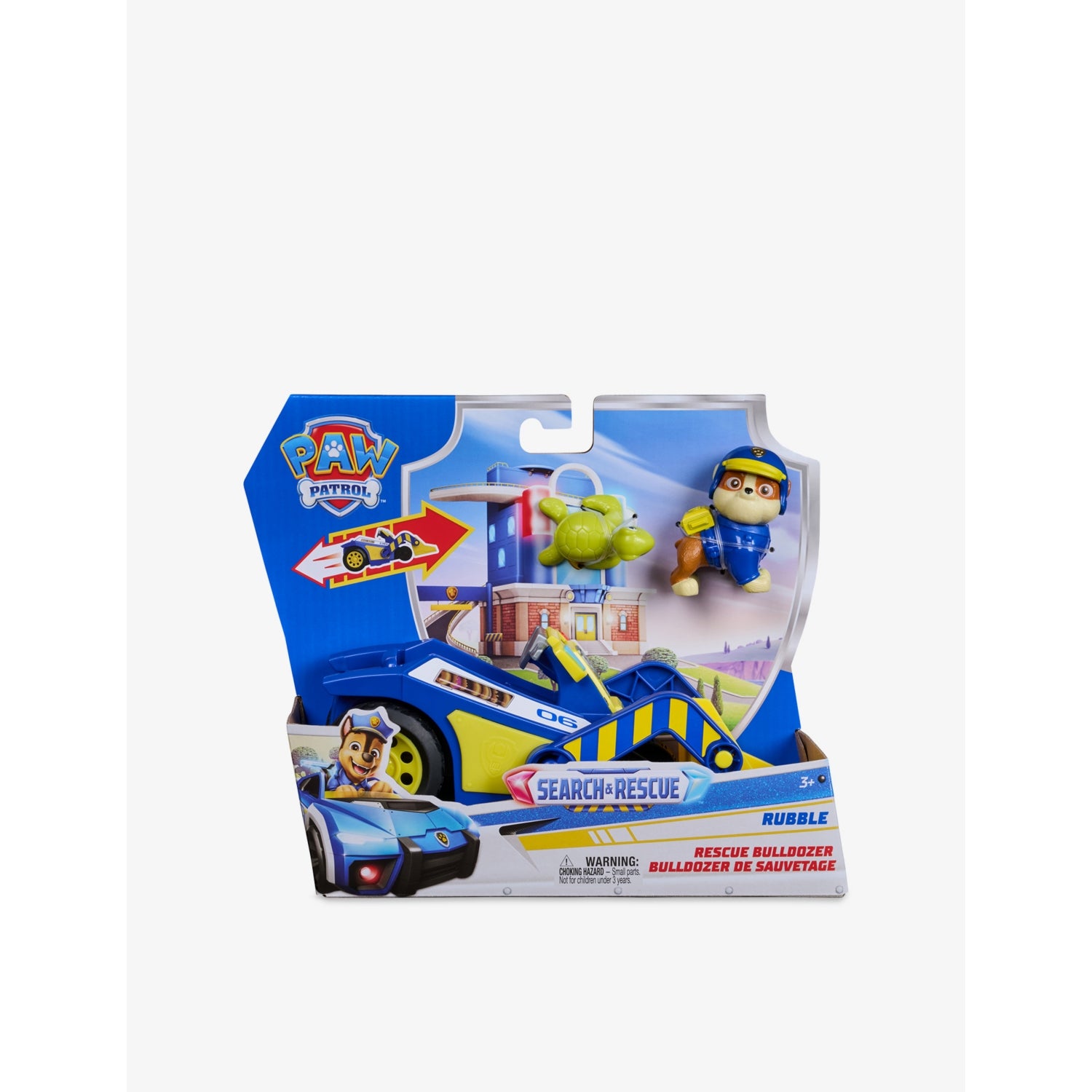 PAW Patrol Rubble Rescue bulldozer toy 15cm (British brand)