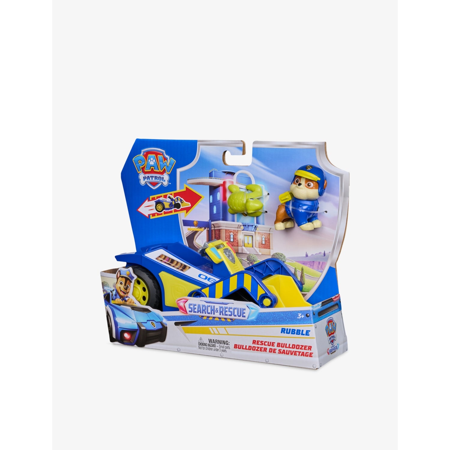 PAW Patrol Rubble Rescue bulldozer toy 15cm (British brand)