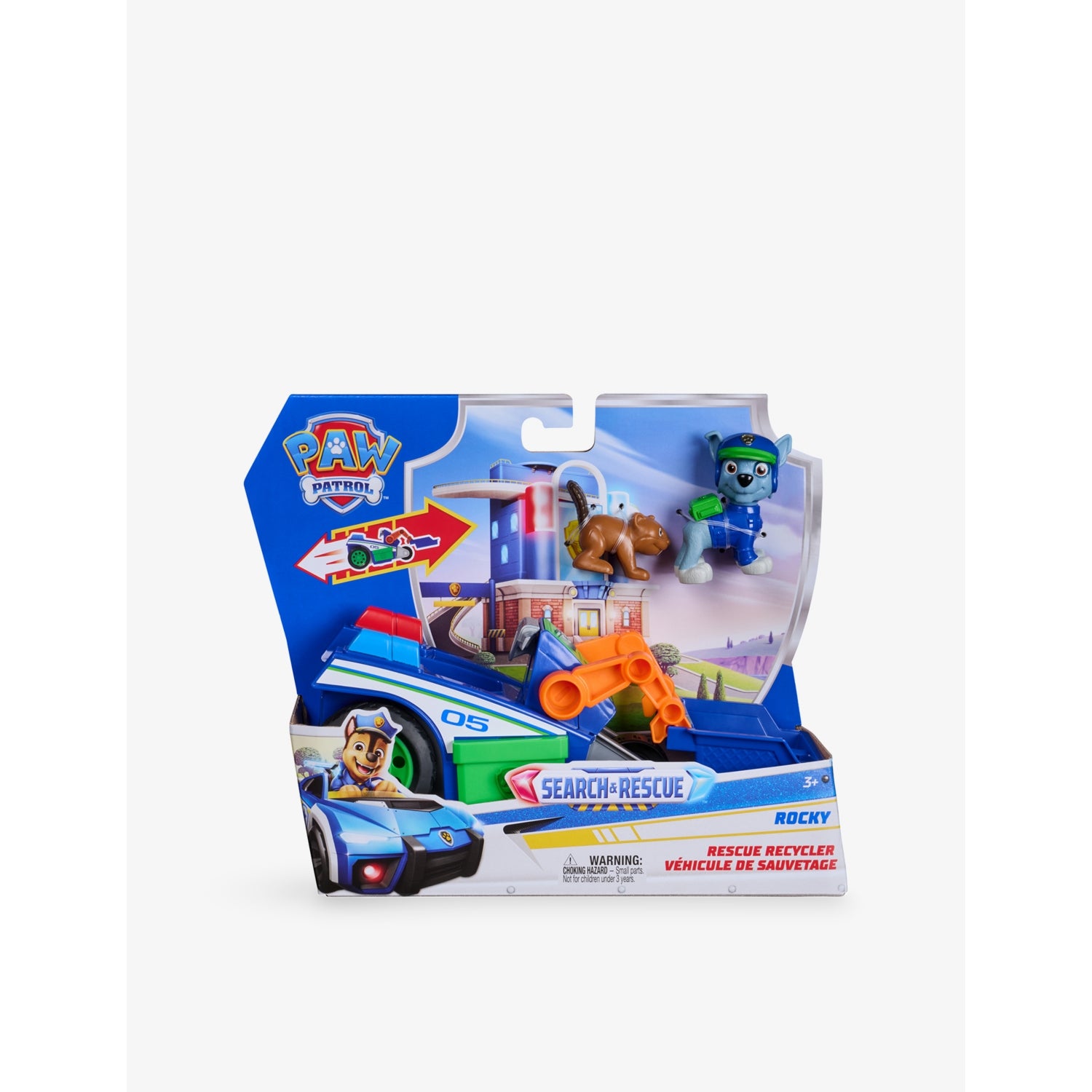 PAW Patrol Rocky Rescue Recycler playset 15cm, imported from the UK