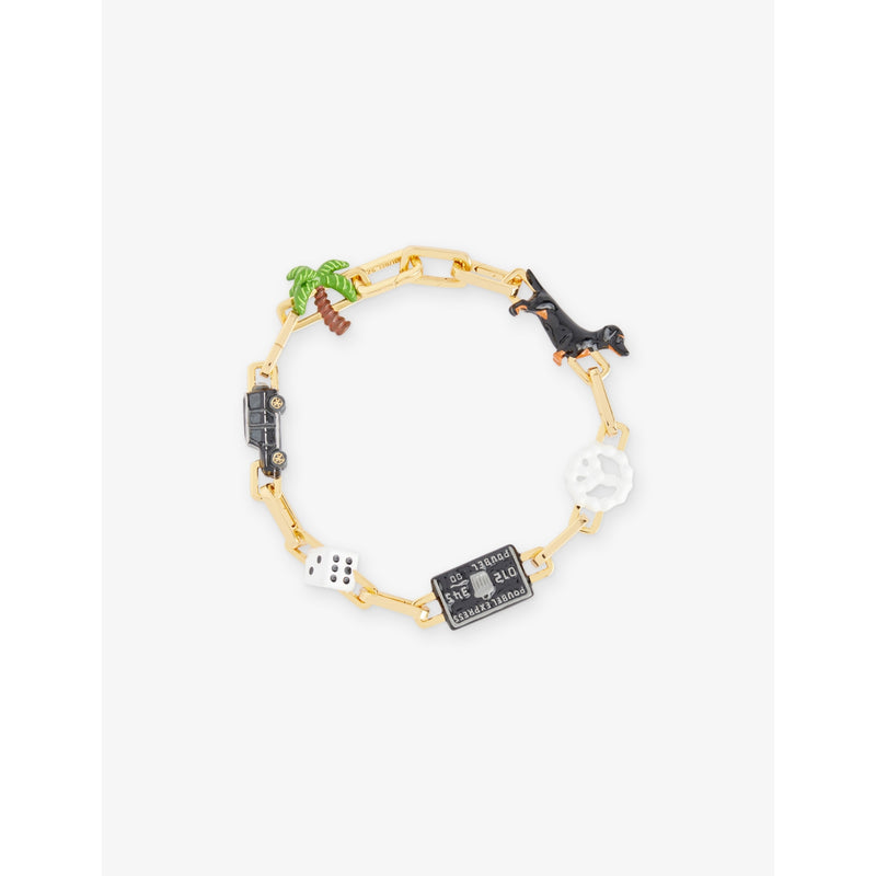 Poubel West Coast bracelet 14ct gold vermeil 23cm, imported from the UK