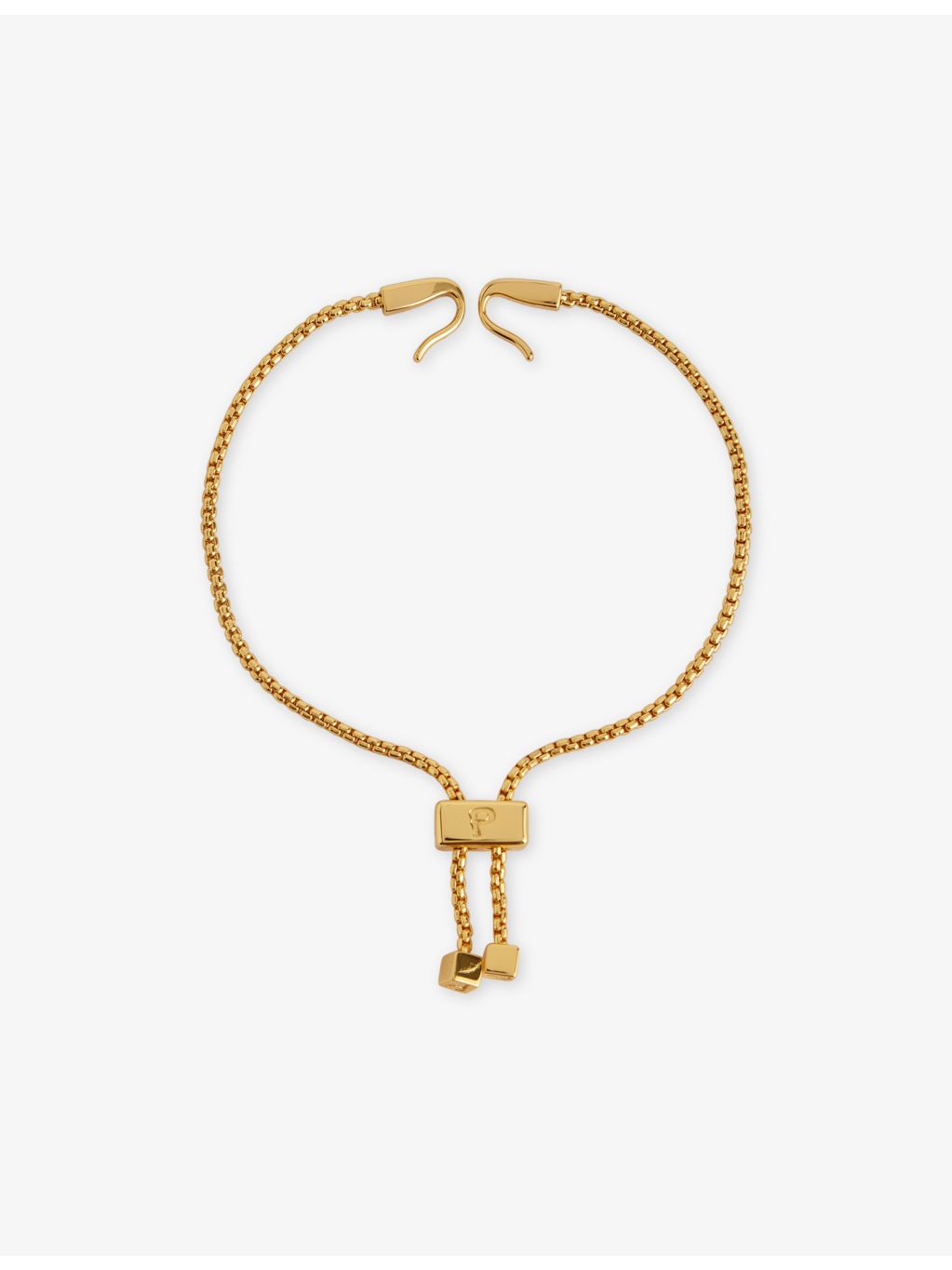 Poubel gold-plated sterling silver bracelet - British product