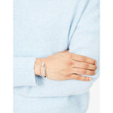 Poubel rhodium-plated sterling-silver charm bracelet, imported from the UK