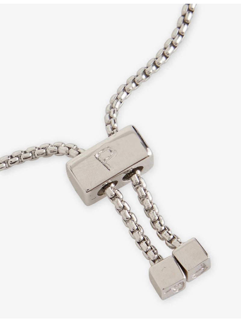 Poubel rhodium-plated sterling-silver charm bracelet, imported from the UK