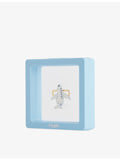 Poubel sterling silver enamelled aeroplane jet charm, imported from the UK