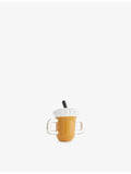Poubel sterling-silver iced coffee enamel charm - British product