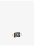 Poubel 14ct gold-plated sterling-silver credit card charm, imported from the UK