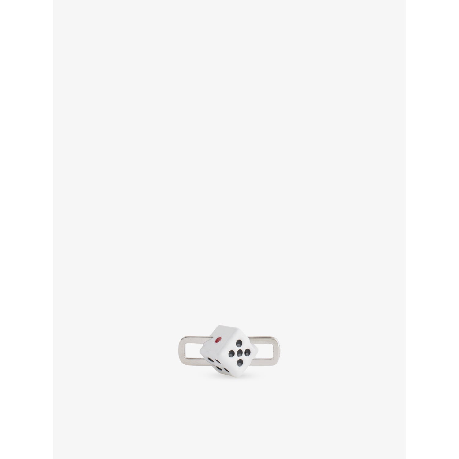 Poubel Dice Sterling-Silver Enamelled Charm, imported from the UK