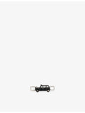 Poubel Black Cab sterling-silver enamelled charm - British product