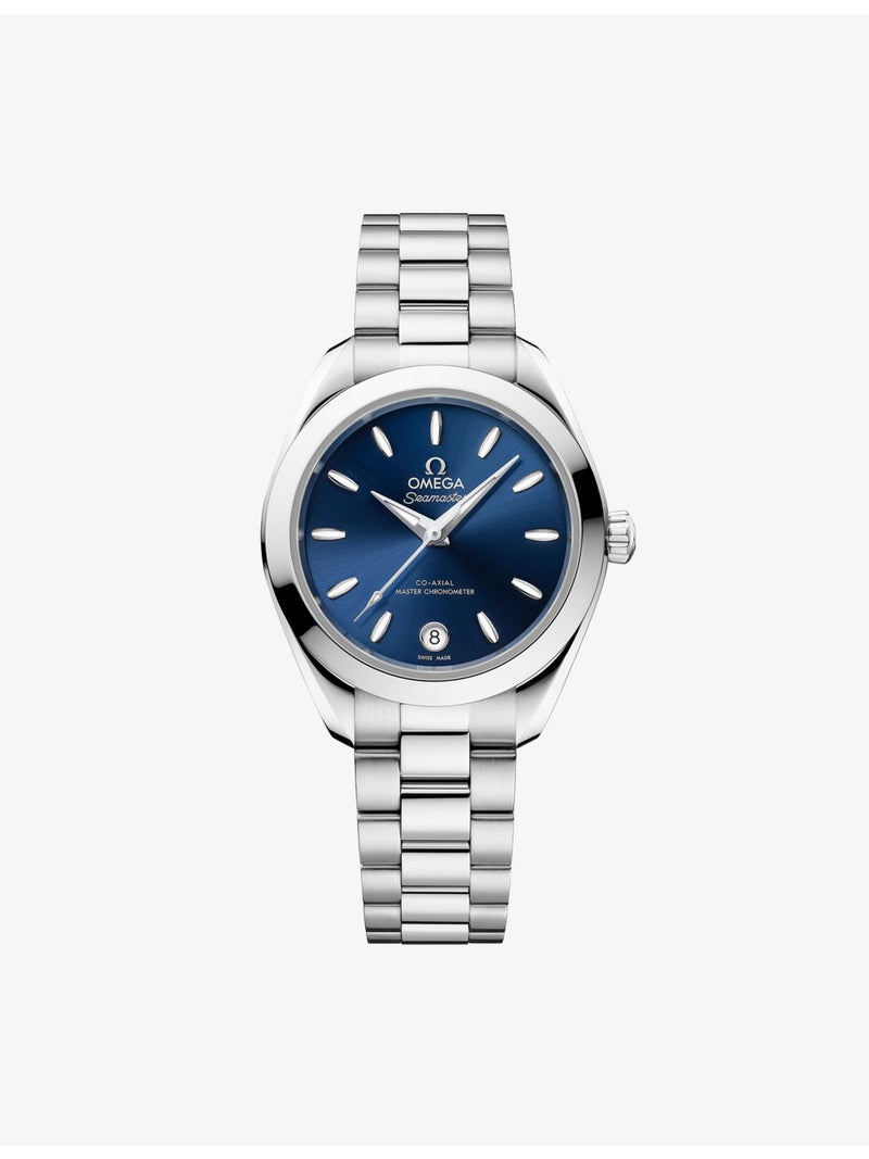 Omega Seamaster Aqua Terra watch 30mm with blue dial (British brand)