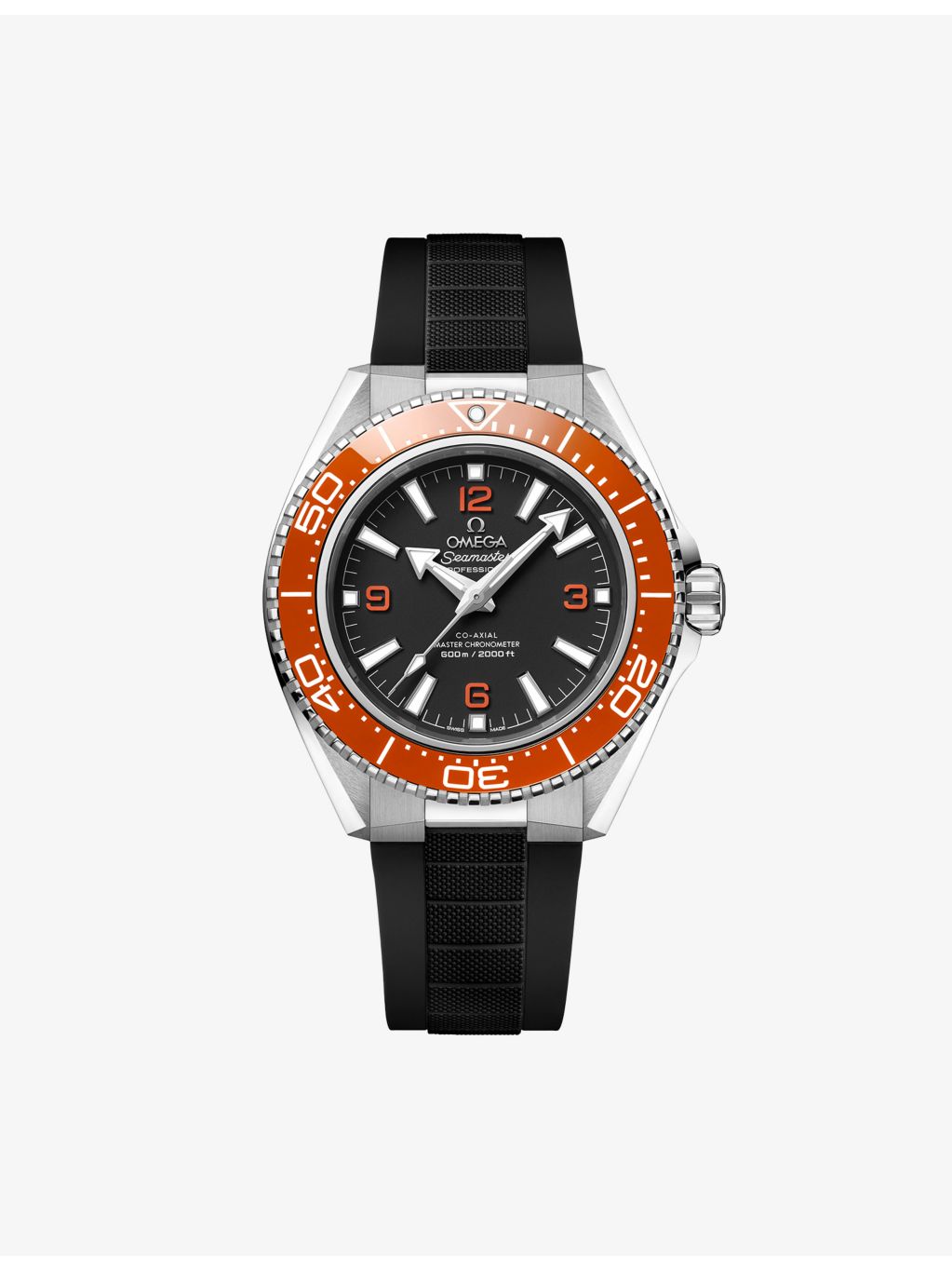Omega Seamaster Planet Ocean 42mm rubber-strap watch - British product