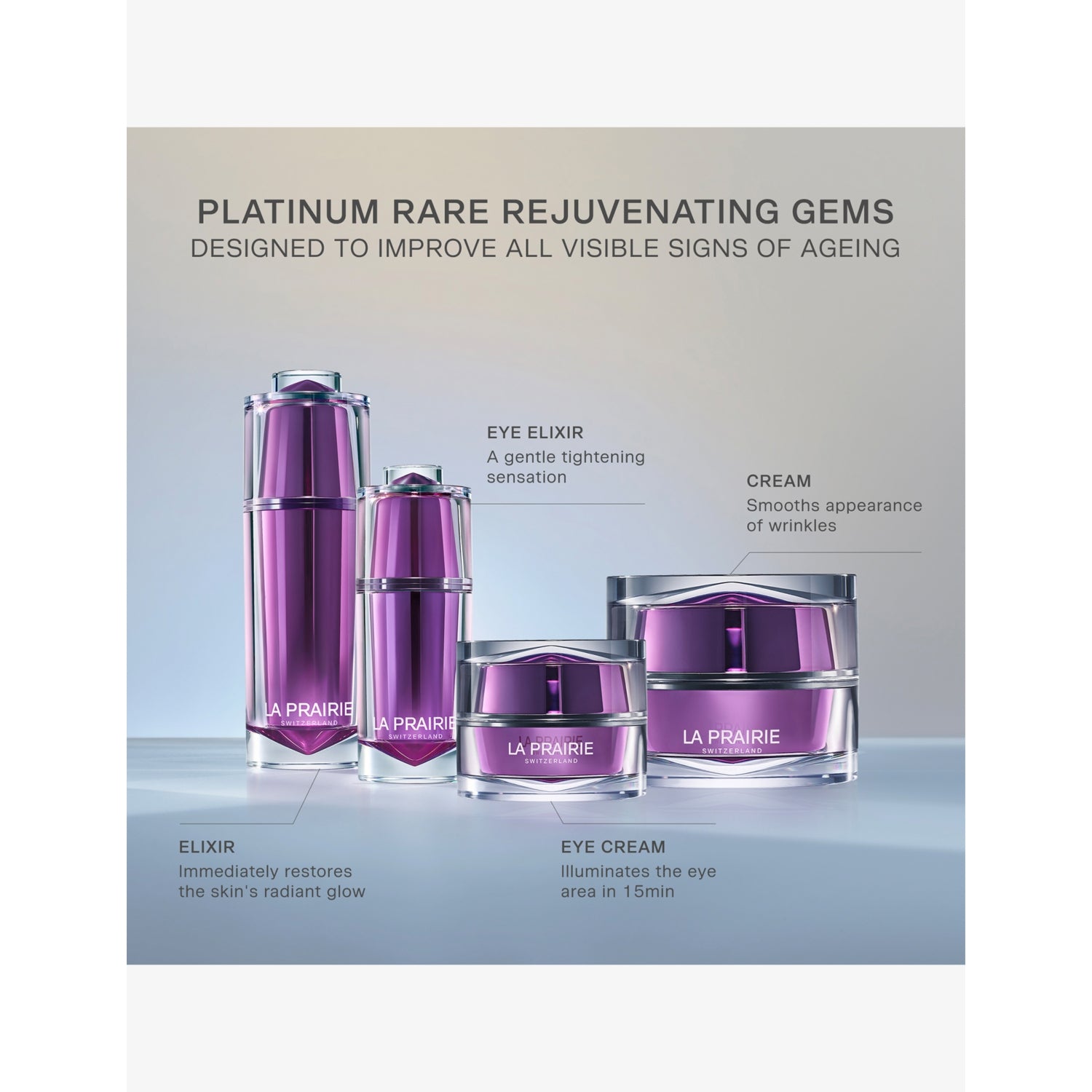 La Prairie Platinum Rare Rejuvenating Gems gift set (British brand)
