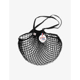 Cotton net shopping bag with expandable design - British product