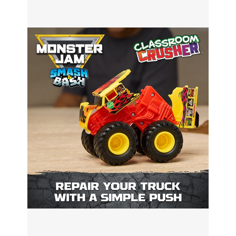 Monster Jam Smash Bash Crash playset 40cm tower with truck (British brand)