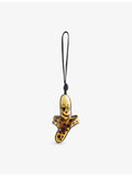Zadig & Voltaire banana leather keyring with carabiner, imported from the UK