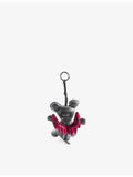 Zadig&Voltaire Sassy Mouse leather keychain (British brand)