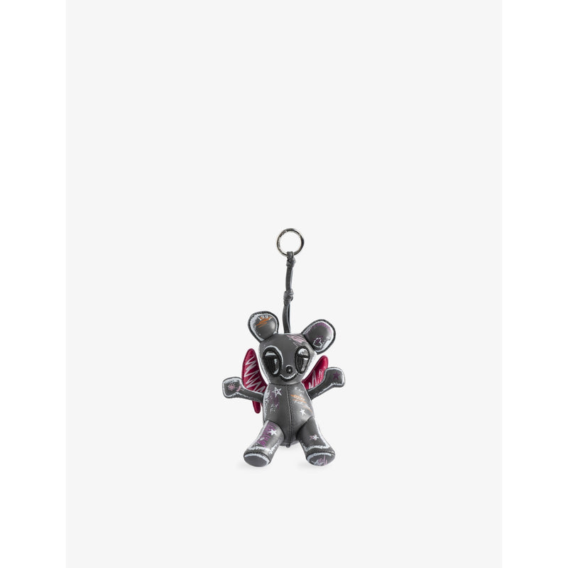 Zadig&Voltaire Sassy Mouse leather keychain (British brand)