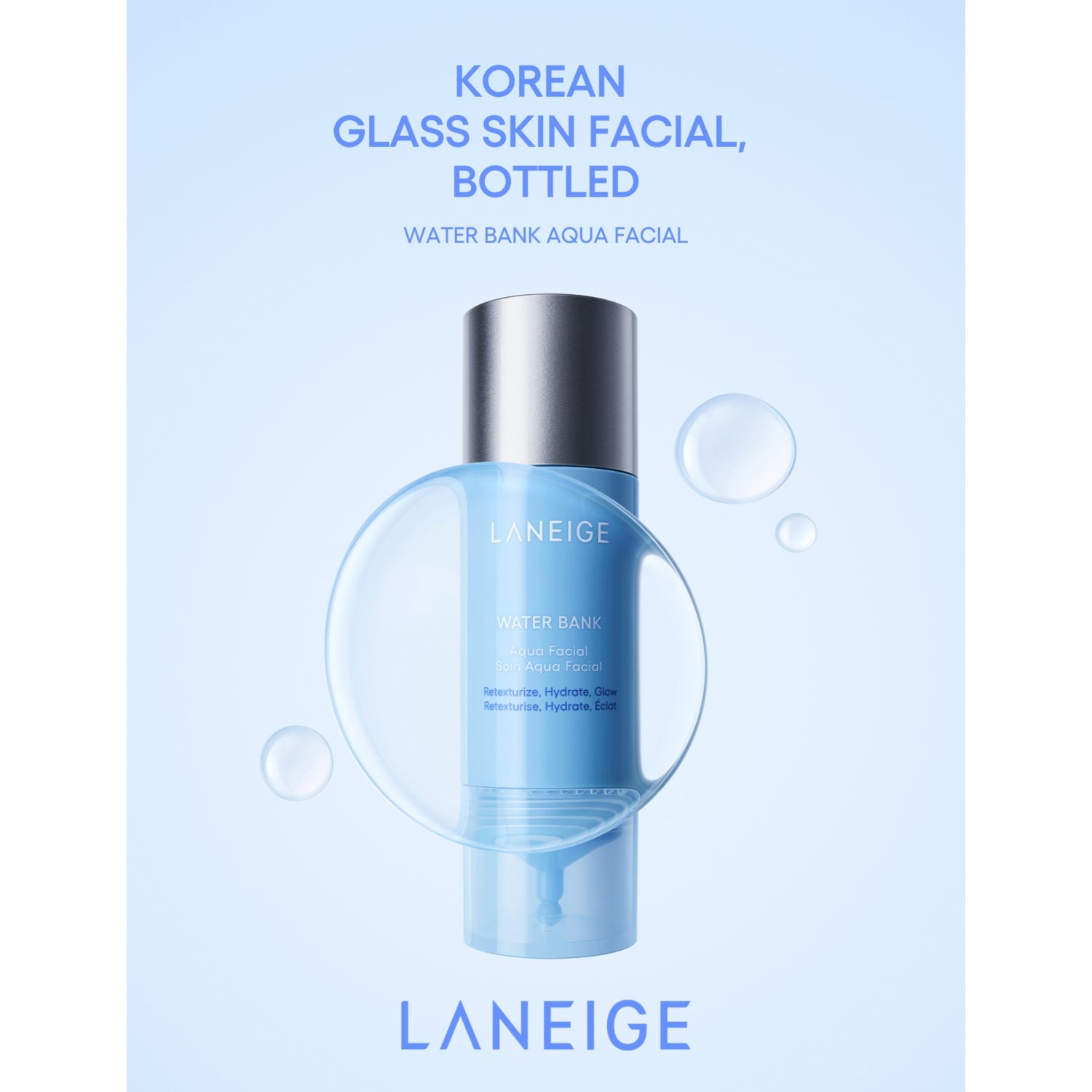 Laneige Water Bank Aqua Facial serum 50ml, imported from the UK