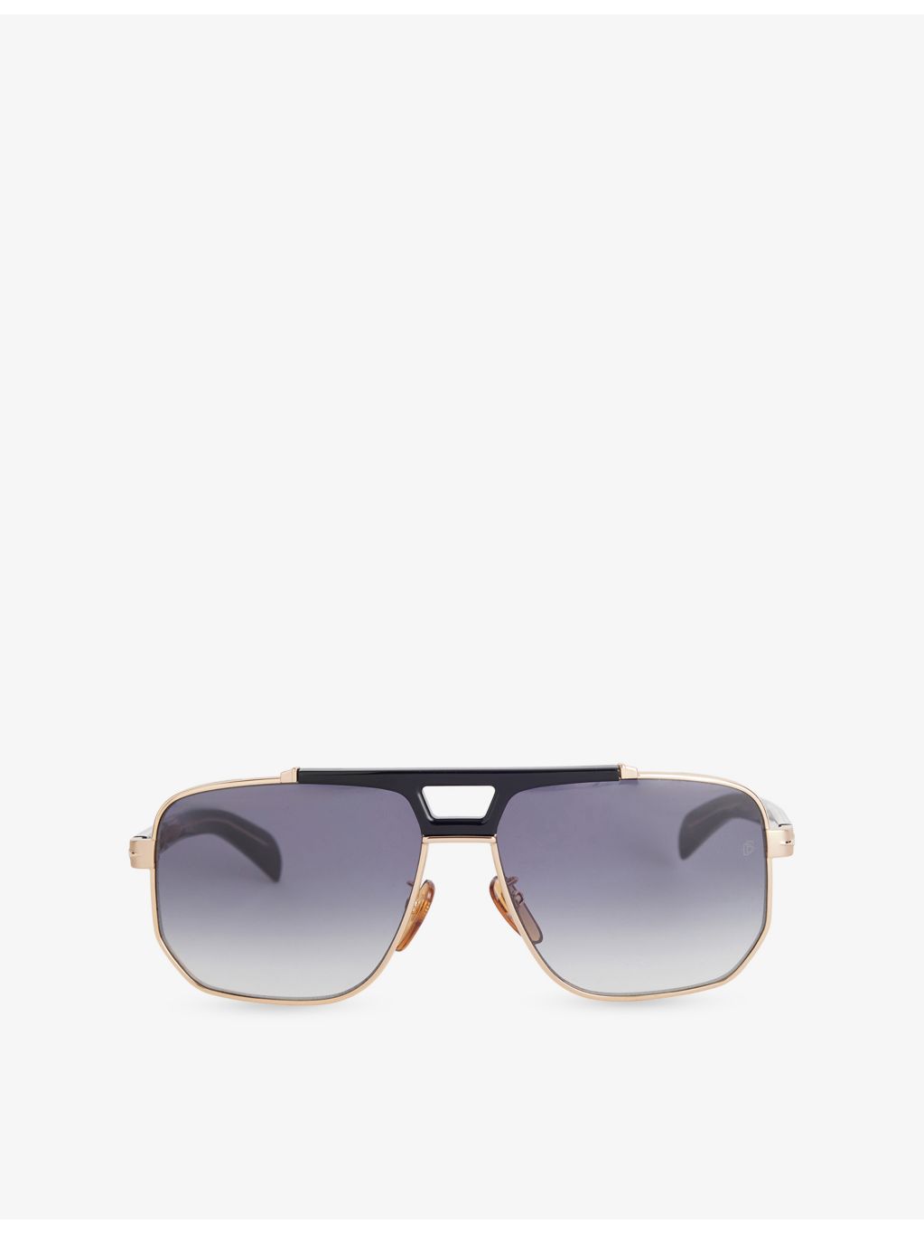 David Beckham square-frame metal sunglasses - British product