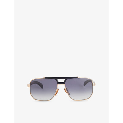 selfridges David Beckham 7157S Square-Frame Metal Sunglasses- Buy online at McGrocer