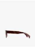 David Beckham square-frame acetate sunglasses with tortoiseshell finish (British brand)