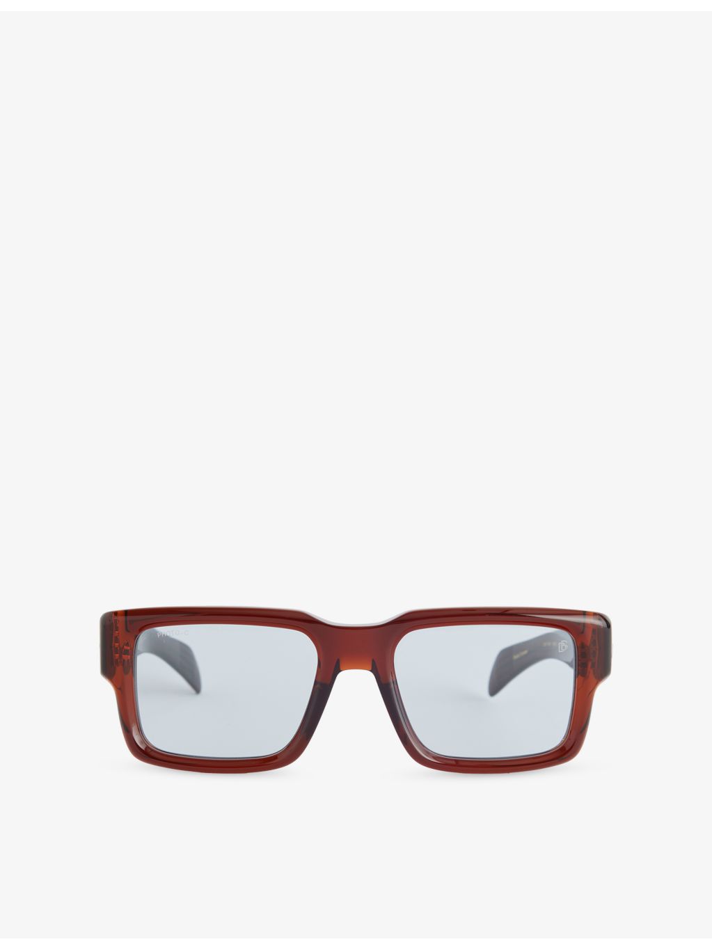David Beckham rectangular acetate sunglasses DB7159/S with blue lenses (British brand)