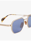 David Beckham rectangular metal sunglasses gold-toned 53mm (British brand)