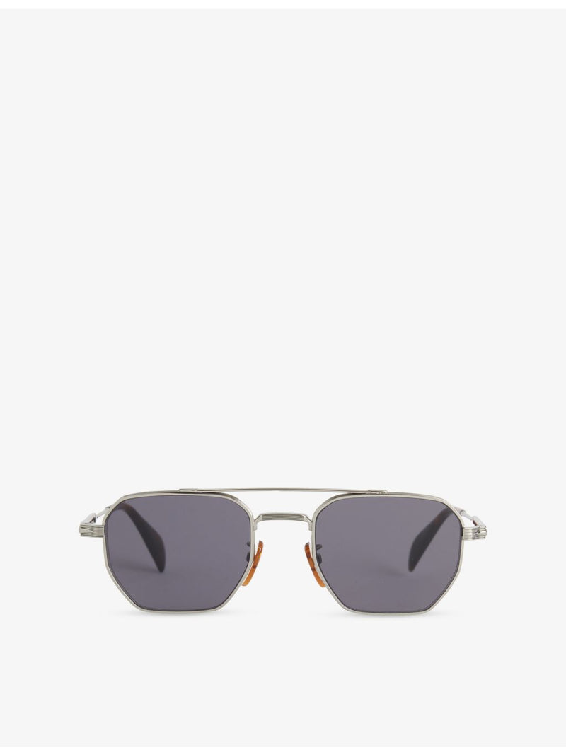 David Beckham rectangular metal sunglasses 53mm lens width (British brand)
